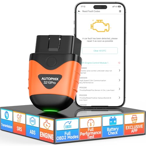 Amazon.co.jp: AUTOPHIX 3210 Pro Bluetooth OBD2 スキャナー ABS SRS